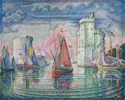 Ingang van de haven van La Rochelle door Paul Signac